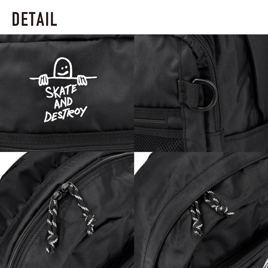 【フロントポケットが機能的！】スラッシャー　デイパック TH-D BK THRASHER スラッシャー リュック デイパック 大容量 a4 撥水