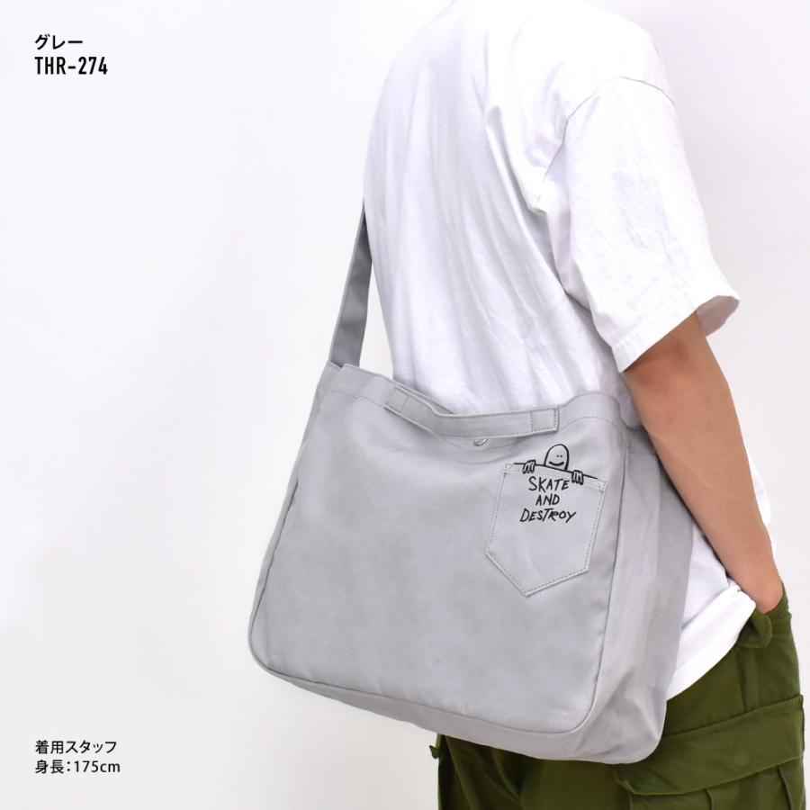 THRASHER　大容量ショルダーバッグ THRASHER スラッシャー ショルダーバッグ 大容量 a4 シンプル