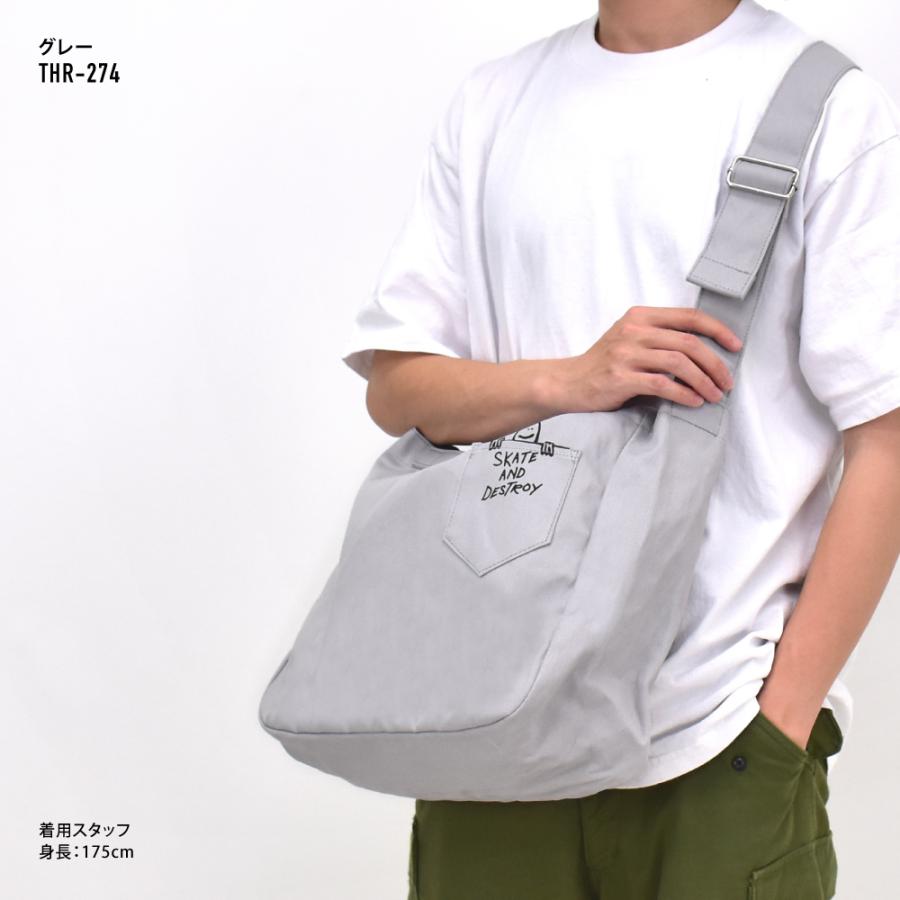 THRASHER　大容量ショルダーバッグ THRASHER スラッシャー ショルダーバッグ 大容量 a4 シンプル