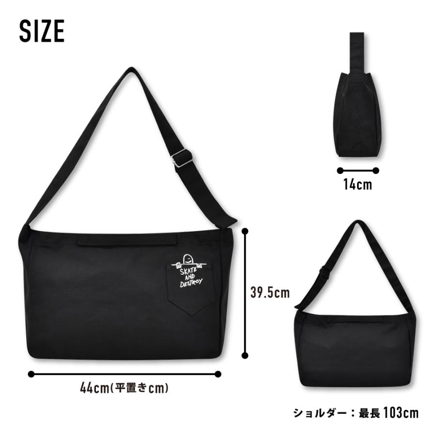 THRASHER（スラッシャー） ショルダーバッグ 大容量 a4 シンプル