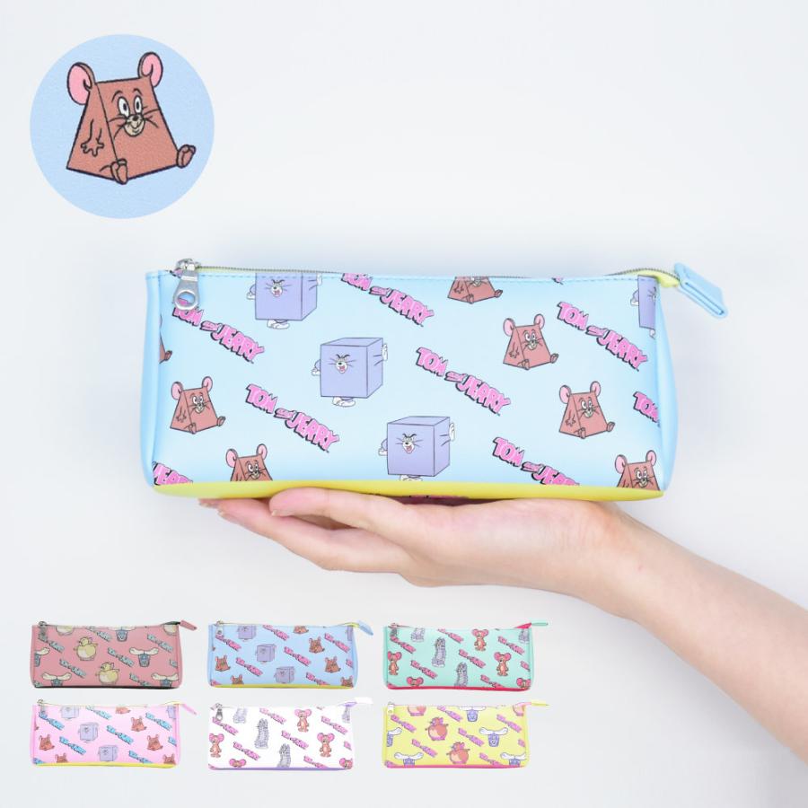 Sale 76 Off トムとジェリー ペンケース 筆箱 文具 化粧ポーチ コスメポーチ 合皮 Puレザー スリム シンプル コンパクト ファスナー 人気 キャラクター グッズ Materialworldblog Com