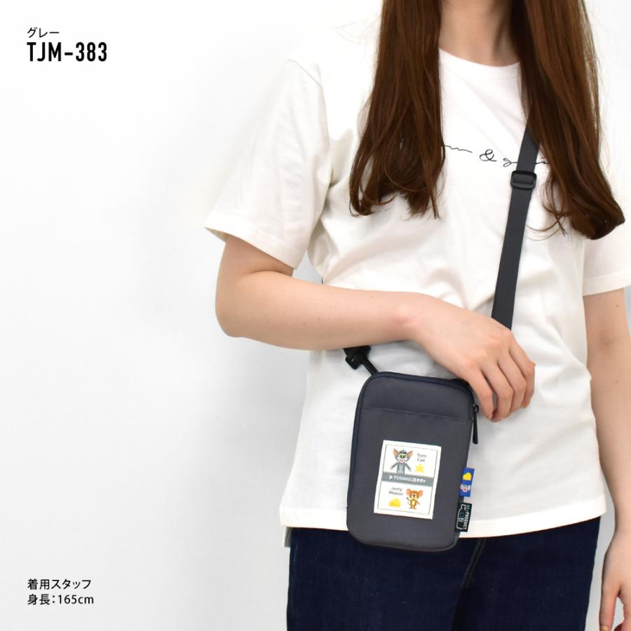 トムとジェリー スマホショルダー 小さめ 撥水 2way ポーチ ミニバッグ