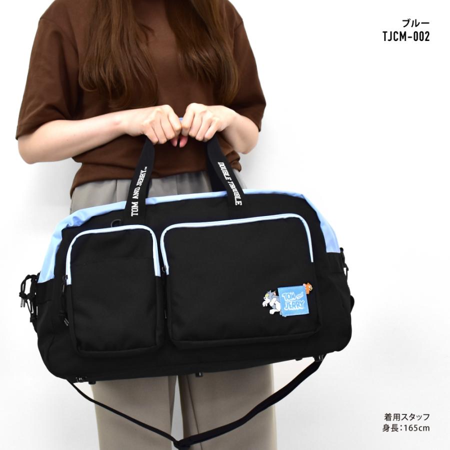 トムとジェリー ボストンバッグ 大容量 45L 撥水 2way ショルダー