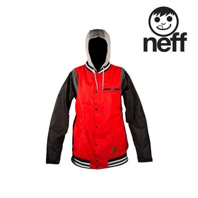 neff ネフ スノボ スキー ウェア 裏地フリース ジップ パーカー XXL NEFF ネフ ジャケット MVP JACKET RED/BLACK : ACTIVE-BOARD - 通販
