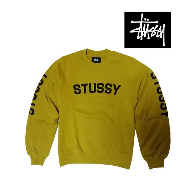 超大特価 Stussy ステューシー リピート クルー フリーストレーナー Women S Repeat Crew Fleece Gold 超歓迎 Habitat Jeunes Normandie Fr