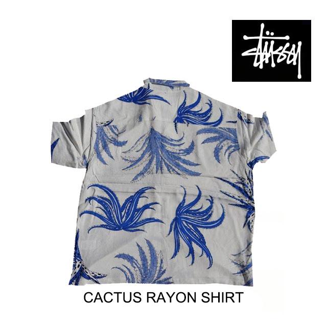 STUSSY ステューシー カクタス レーヨン シャツ CACTUS RAYON SHIRT 