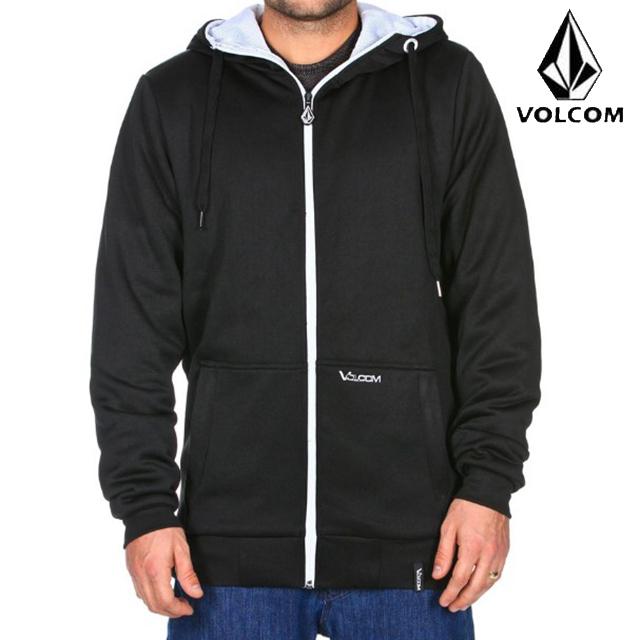 VOLCOM ボルコム ライクアライオン ハイドロ フリース ジャケット LIKEALION HYDRO FLEECE BLACK｜active-board