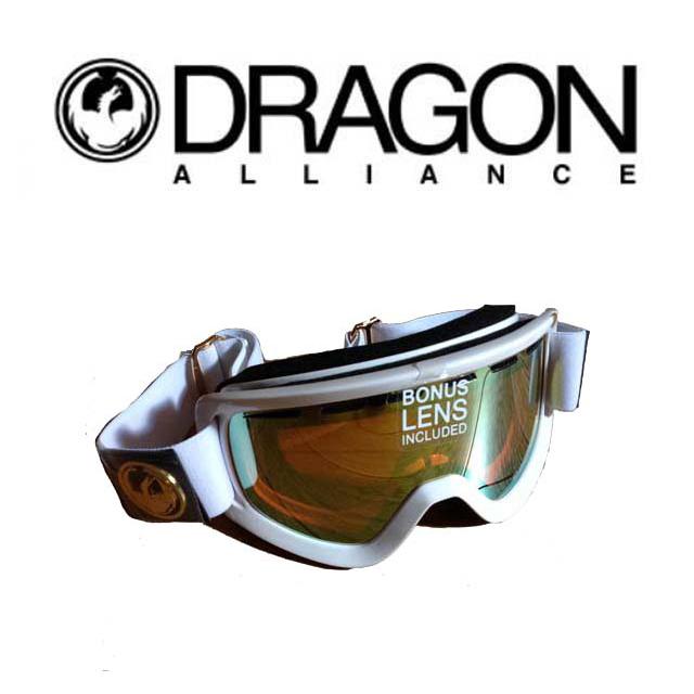 ドラゴン（DRAGON） ゴーグル GOGGLE D2 WHITE/GOLD IONIZED+AMBER