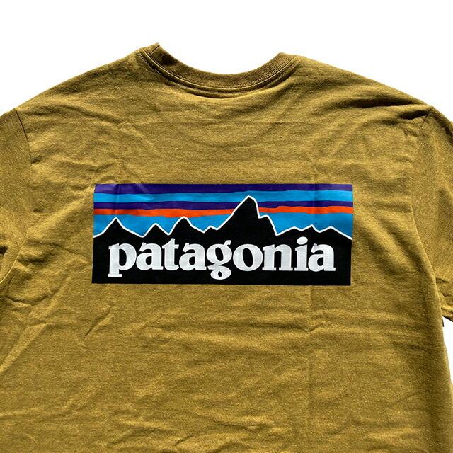 PATAGONIA パタゴニア P-6 ロゴ レスポンシビリティー Tシャツ P-6 LOGO RESPONSIBILI-TEE HAGL HAWK GOLD 38504｜active-board｜03