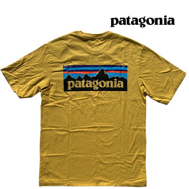 PATAGONIA パタゴニア P-6 ロゴ オーガニック メンズ Tシャツ P-6 LOGO ORGANIC T-SHIRT MTNY MOUNTAIN YELLOW 38535
