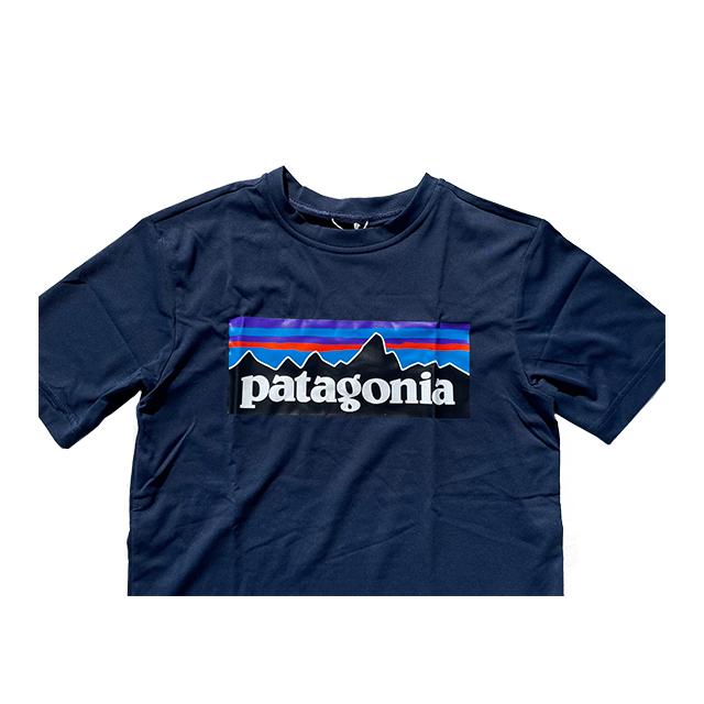 PATAGONIA パタゴニア ボーイズ キャプリーン クール デイリー Ｔシャツ BOYS' CAPILENE COOL DAILY T-SHIRT PONN P-6 LOGO:NEW NAVY 62420 子供用 ※サイズ注意｜active-board｜02