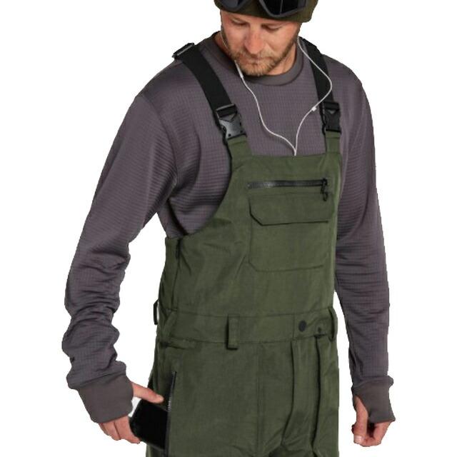 2022 VOLCOM ボルコム レイン ゴア ビブパンツ RAIN GORE BIB OVERALL SAG SATURATED GREEN｜active-board｜03