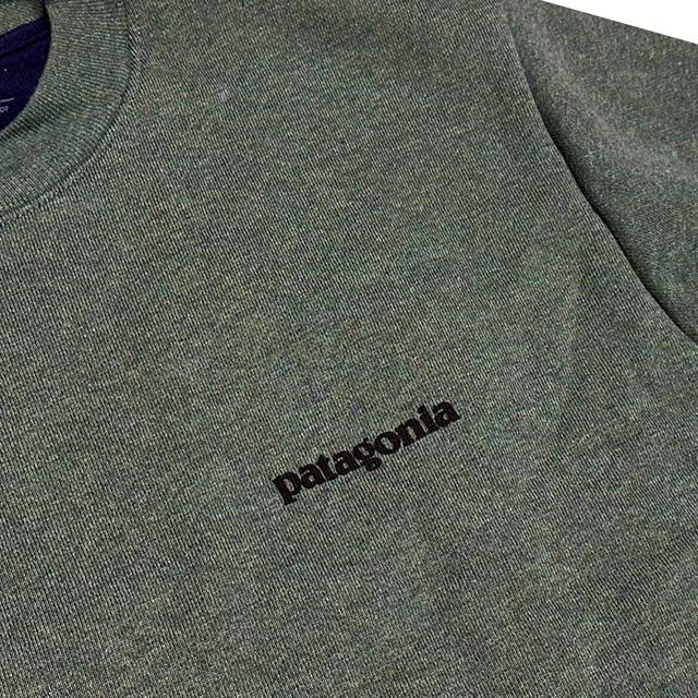 日本未発売品 PATAGONIA パタゴニア P-6 ロゴ アップライザル クルー スウェットシャツ P-6 LOGO UPRISAL CREW SWEATSHIRT NUVG NOUVEAU GREEN 39657_2