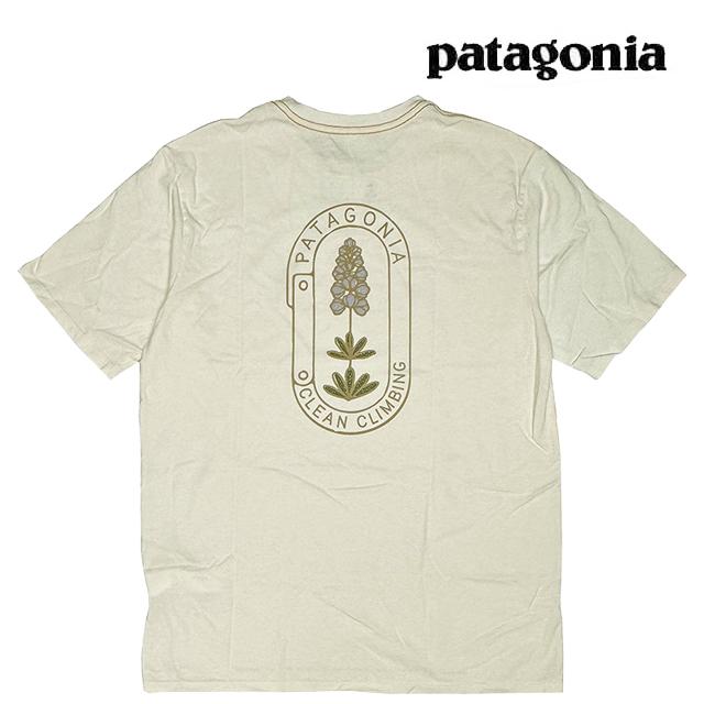 PATAGONIA パタゴニア クリーンクライム トレード レスポンシビリティー CLEAN CLIMB TRADE RESPONSIBILI-TEE CCBI CLEAN CLIMB BLOOM: BIRCH WHITE 37589 | patagonia