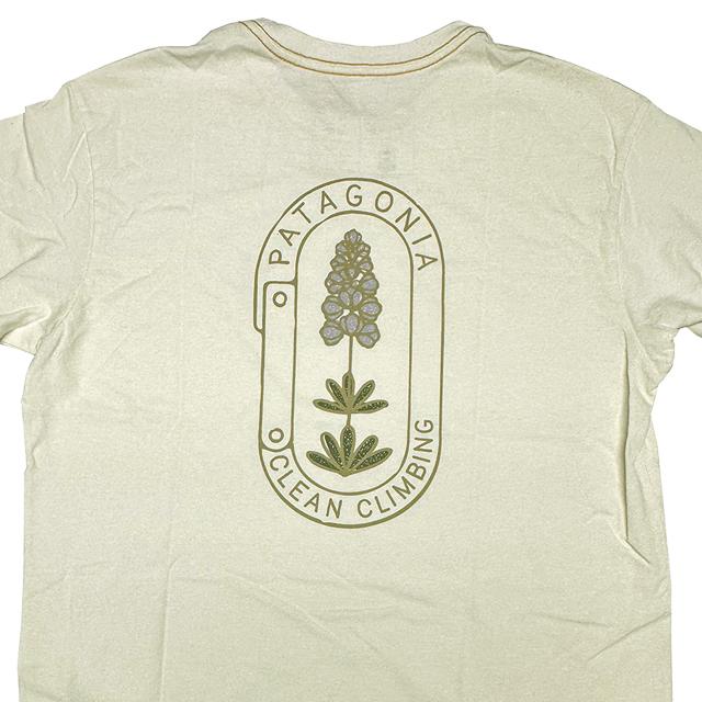 PATAGONIA パタゴニア クリーンクライム トレード レスポンシビリティー CLEAN CLIMB TRADE RESPONSIBILI-TEE CCBI CLEAN CLIMB BLOOM: BIRCH WHITE 37589 | patagonia | 03