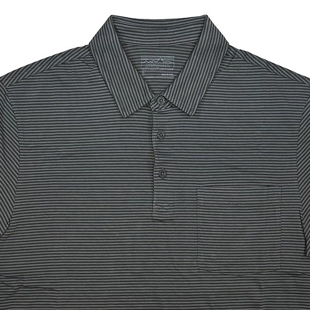 PATAGONIA パタゴニア デイリー ポロ DAILY POLO FMSG FATHOM STRIPE: FORGE GREY 53251 | patagonia | 01