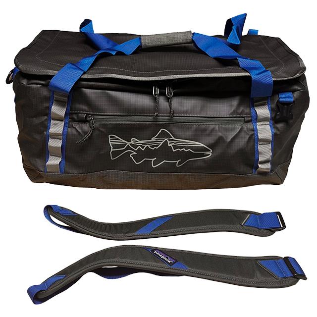 希少Patagonia ブラックホールダッフル Fitz Trout 55L ブラックホール・ダッフル 55L - パタゴニア公式オンラインショップ