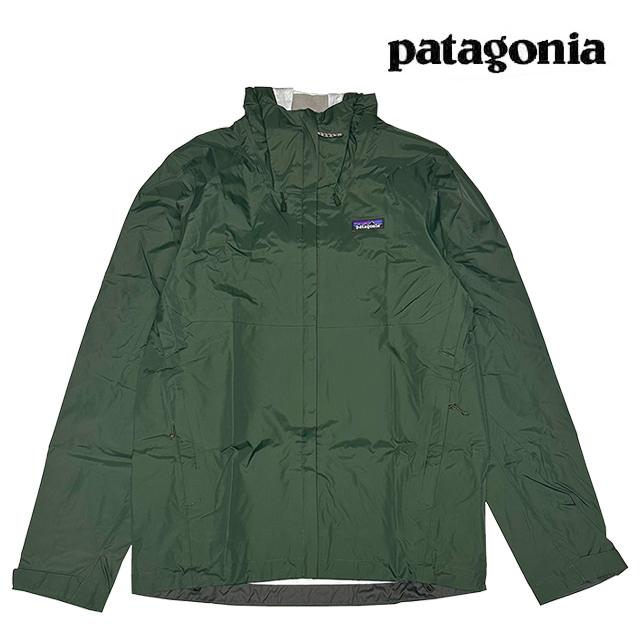 美品　patagonia パタゴニア　トレントシェル3Lジャケット　グリーンS patagonia（パタゴニア） トレントシェル 3L レイン ジャケット