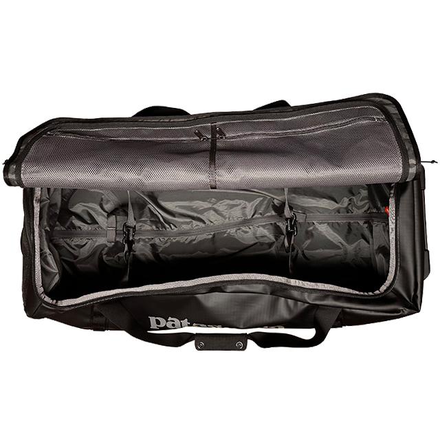 PATAGONIA パタゴニア ボストンバッグ ブラックホール ウィールド ダッフル 100L BLACK HOLE WHEELED DUFFEL 100L BOB BLACK W/BLACK 49388の画像