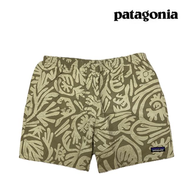 patagonia 魚柄 5インチショートパンツ　S 新品 patagonia（パタゴニア） バギーズ ショーツ 5インチ ショートパンツ