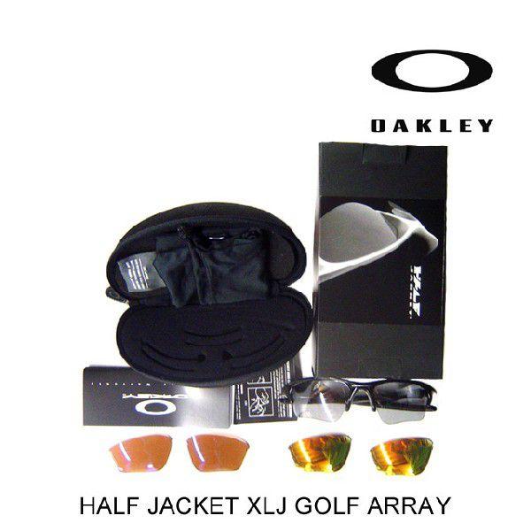 OAKLEY オークリー SUNGLASS HALF JACKET XLJ GOLF ARRAY JET BLACK/FIRE/G30/SLATE IRIDIUM 07-380｜active-board｜02