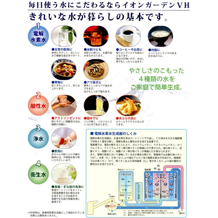 購入専門です。 医療用電解還元水素水生成器 コロナ工業 イオンガーデンVH CI