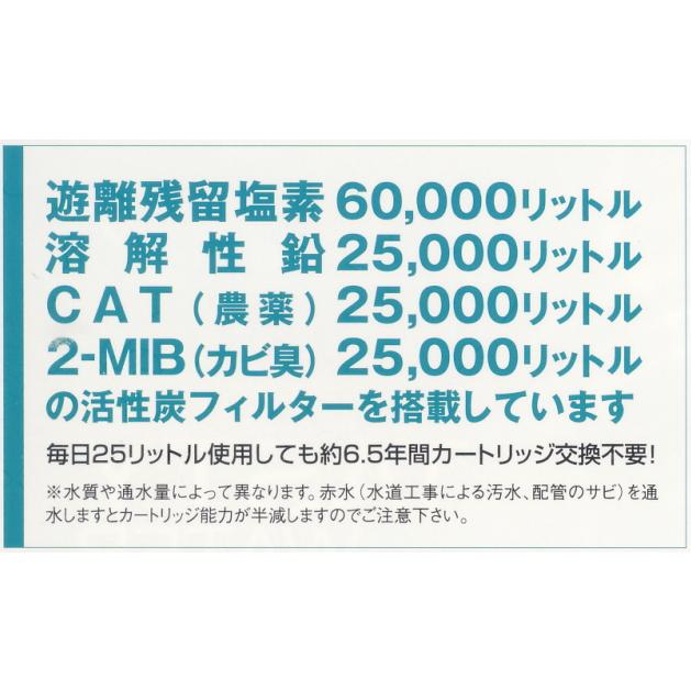 東郷機器 ウォーターライフA-202N専用 純正 浄水カートリッジ（3ヶ月