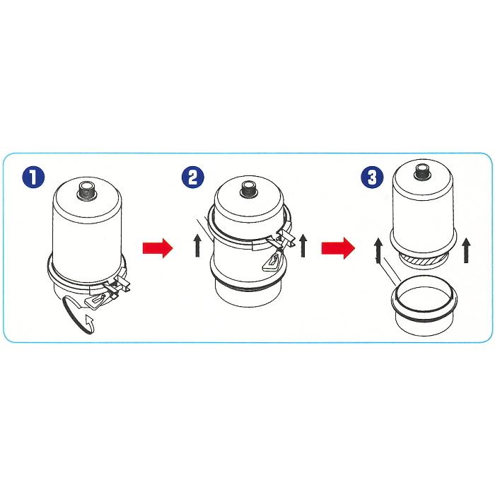 磨水IVアンダーシンク152型浄水器 セット J207P-B152 |  | 04