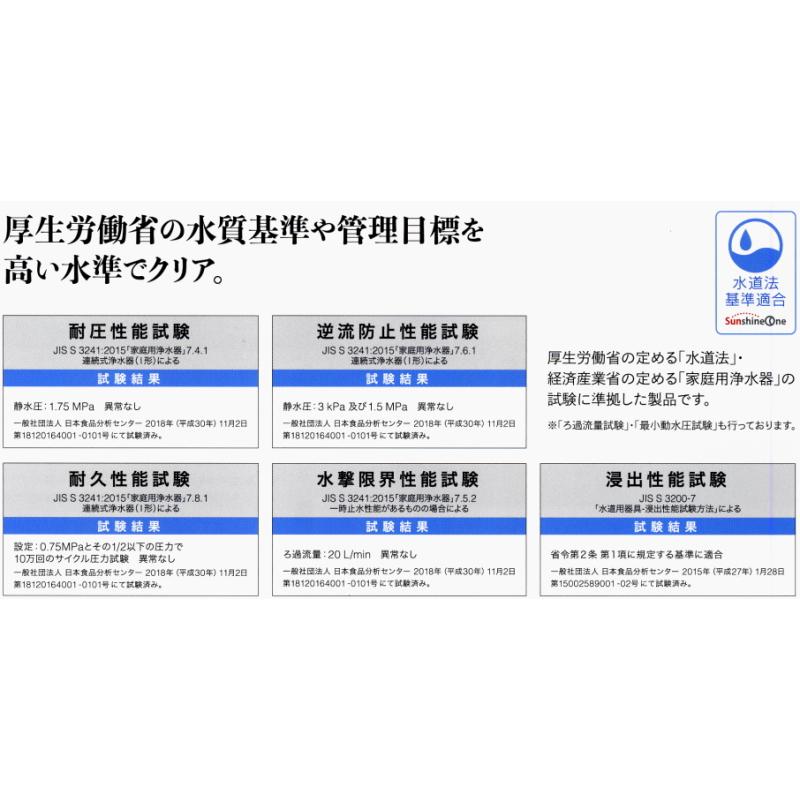 ヒカリックスSH-2000(マンション専用）元付けセントラル浄水器 (安心