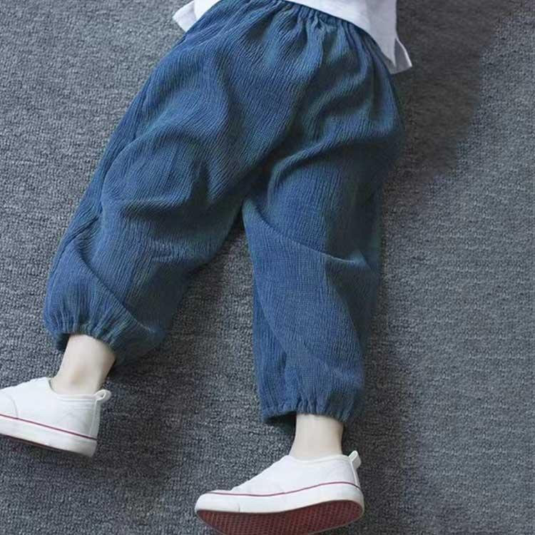 キッズ バルーンパンツ 子供服 男の子 女の子 ロングパンツ 長ズボン 薄手 綿 コットン ガーゼ 涼しいパンツ 春 夏用 サルエルパンツ 裾ゴム 虫 |  | 04