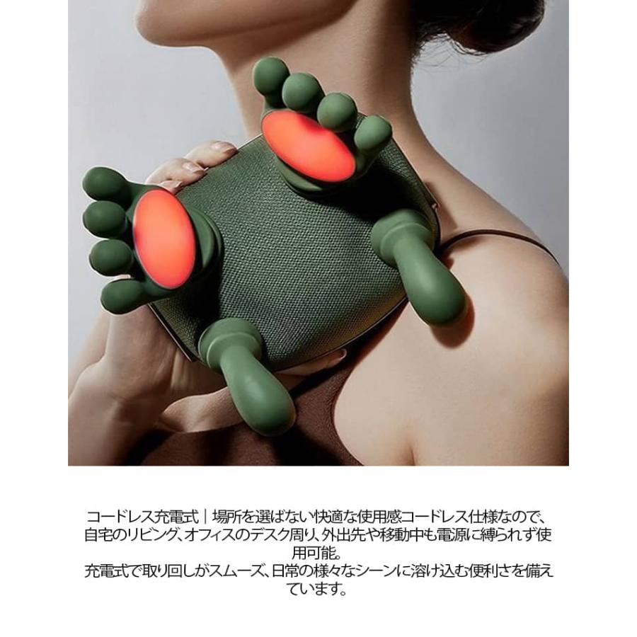 ネックマッサージャー マッサージ器 もみほぐし ヒーター コードレス ネックケア 首 肩 健康グッズ 充電式 肩首カーブフィット 人手型 マッサージ |  | 10