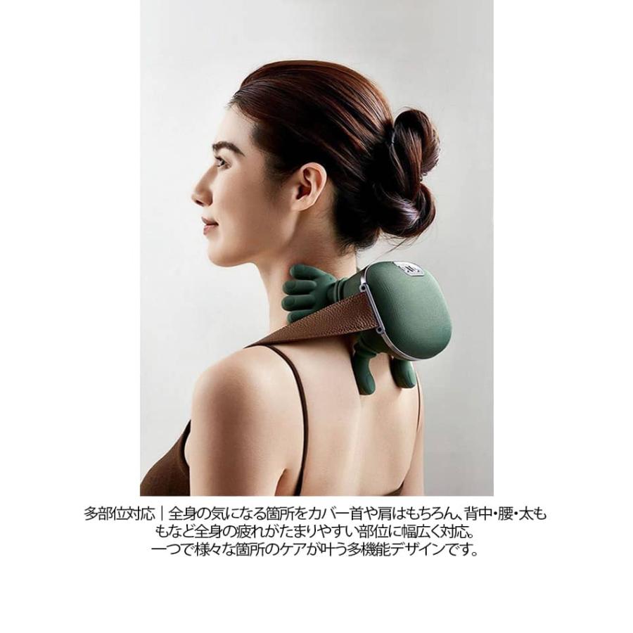 ネックマッサージャー マッサージ器 もみほぐし ヒーター コードレス ネックケア 首 肩 健康グッズ 充電式 肩首カーブフィット 人手型 マッサージ |  | 12