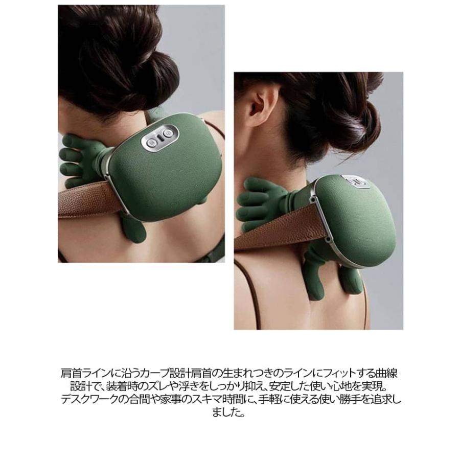 ネックマッサージャー マッサージ器 もみほぐし ヒーター コードレス ネックケア 首 肩 健康グッズ 充電式 肩首カーブフィット 人手型 マッサージ |  | 13