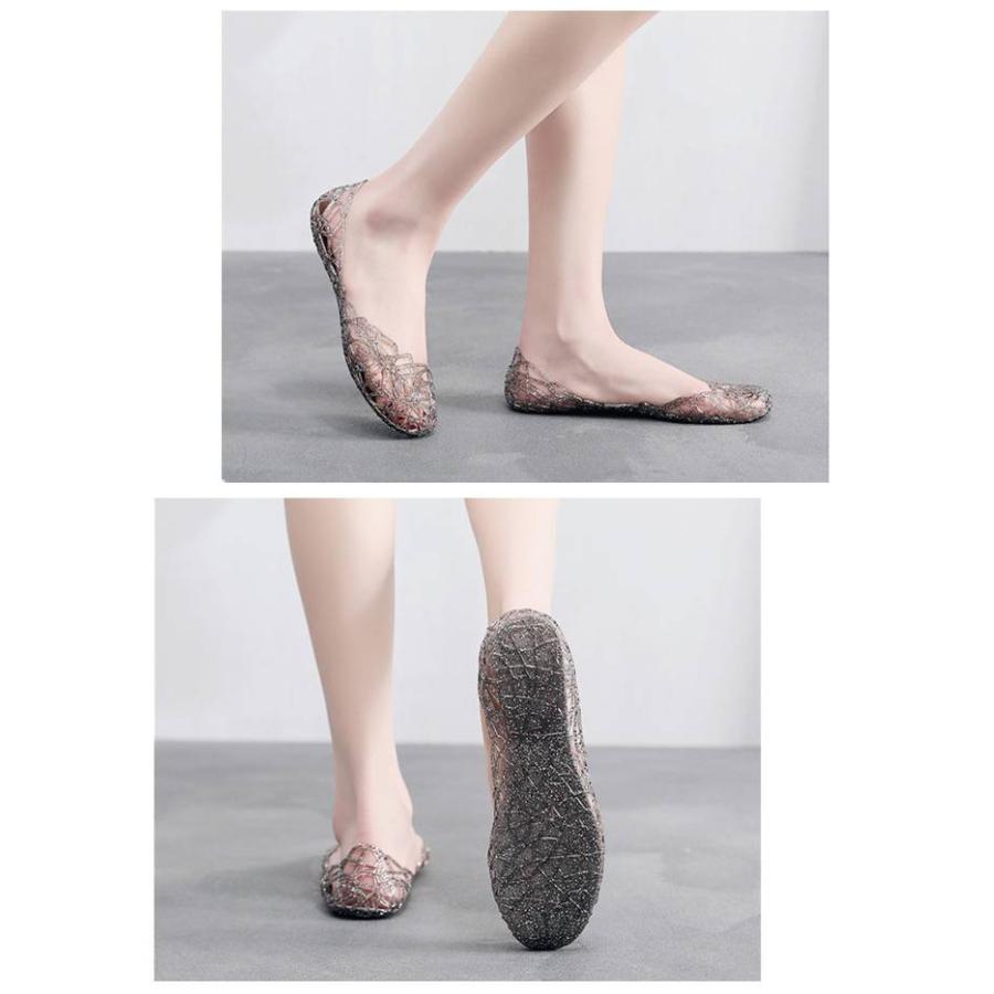 メッシュパンプス レディース パンプス 痛くない メッシュサンダル フラット ぺたんこ ラバーシューズ バレエパンプス 通勤 通学 軽量 履きやすい |  | 09