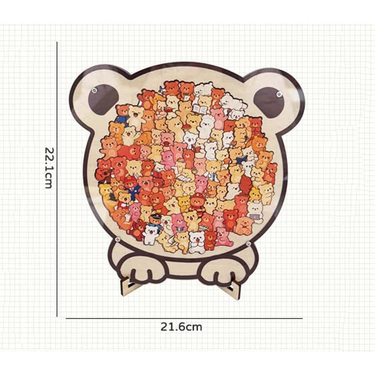 スタンド付き パズル 動物 犬 アートボードジグソー 大人 木製パズル