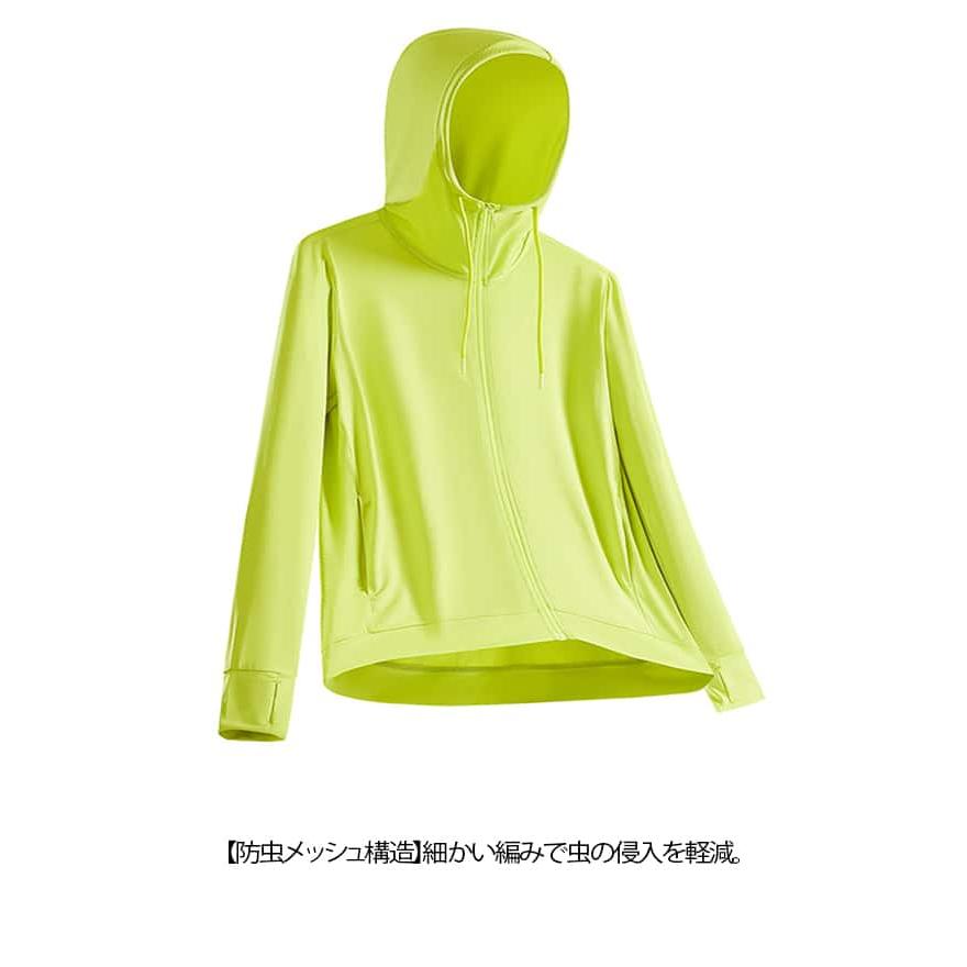 接触冷感 ワークマン UPF50 uvカットパーカー ラッシュガード アウター