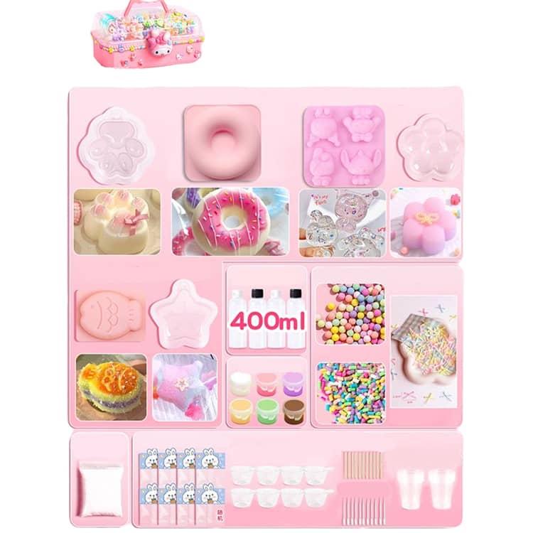 スクイーズ　大人気セット 液体 手作り スクイーズ セット スクイーズレジン 400ml 100ml