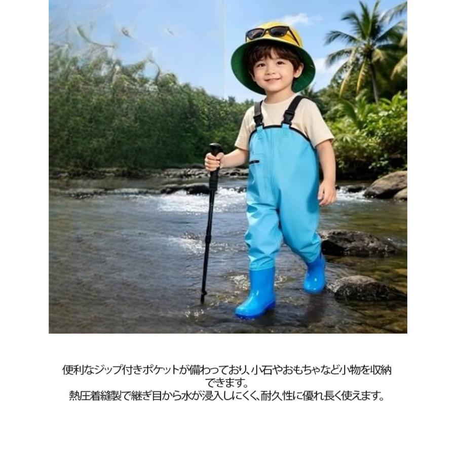 ウェーダー 砂遊び プレイウェア 幼稚園 子供用 防水 下水パンツ 連体オーバーオール 釣り 海遊び 幼児 川遊び 胴付長靴 キッズ 漁業用 田んぼ作 |  | 15