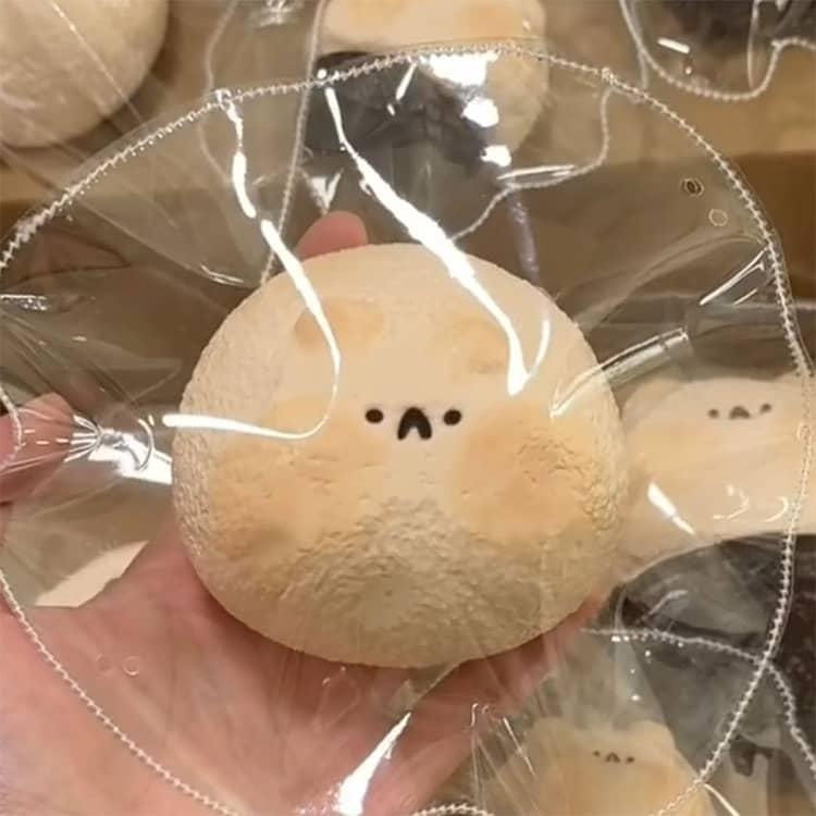 スクイーズケーキおもちゃ 水感スクイーズ スティッキーボール 大福 スクイーズ 餅 食べ物 伸縮性 ストレス解消 弾力性が高 袋に押し込んで ゆっくり |  | 02