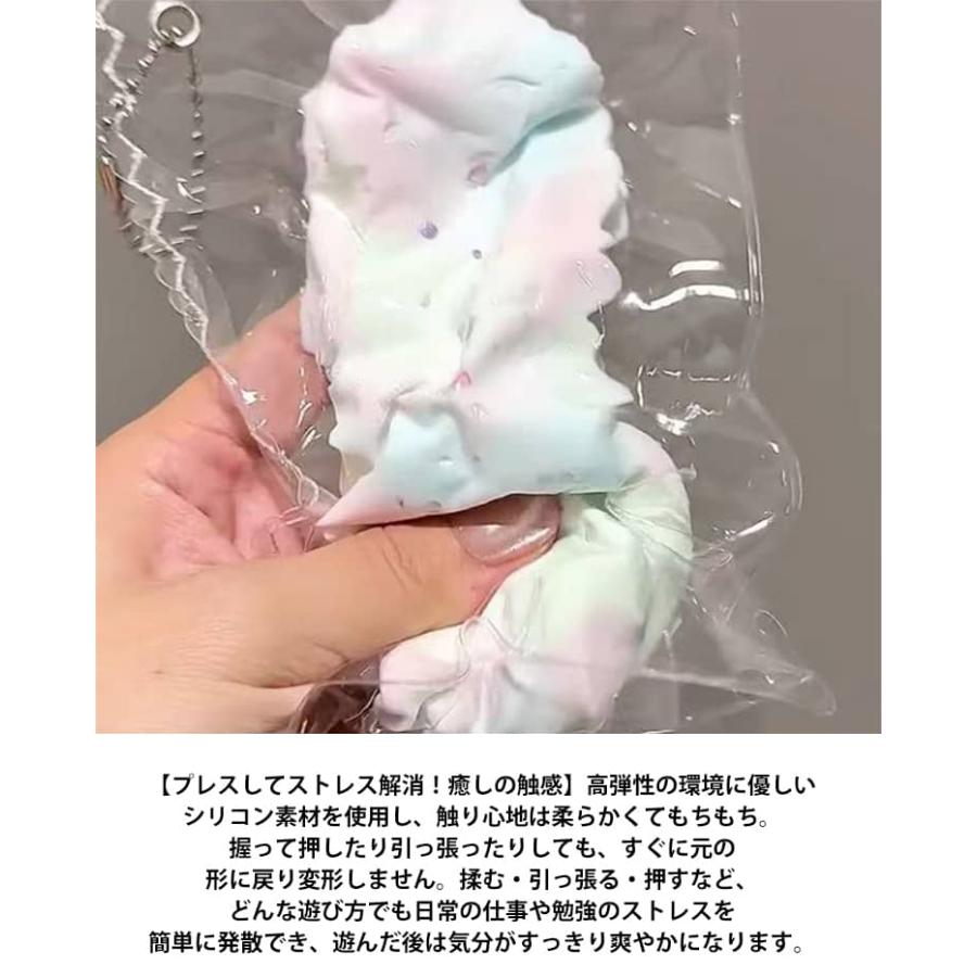スクイーズ  アイスクリーム スクイーズ 水感スクイーズ 大福 ぷにぷに ふわふわ おもちゃ 肉球 低反発 感触 プッシュ キット ストレス解消 もち |  | 07