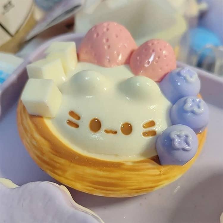 2個セット  スクイーズ 大福 肉球 ネコ ねこ 低反発 おもちゃ かわいい 握る ストレス解消 もちもち スクイーズ玩具 おしゃれ オシャレ 動物 |  | 13
