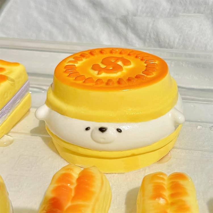 2個セット  スクイーズ 大福 肉球 ネコ ねこ 低反発 おもちゃ かわいい 握る ストレス解消 もちもち スクイーズ玩具 おしゃれ オシャレ 動物 |  | 15