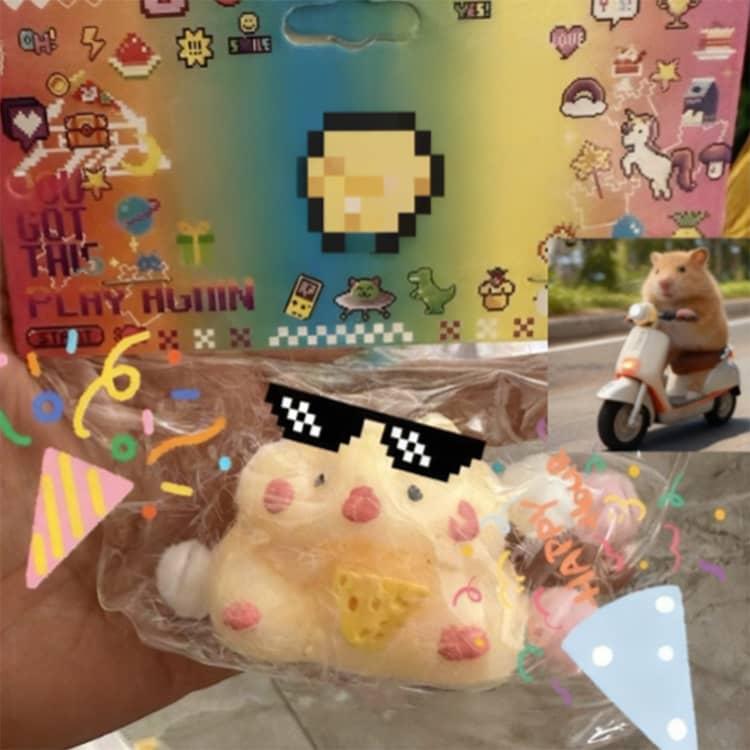 2個セット  スクイーズ 大福 肉球 ネコ ねこ 低反発 おもちゃ かわいい 握る ストレス解消 もちもち スクイーズ玩具 おしゃれ オシャレ 動物 |  | 18