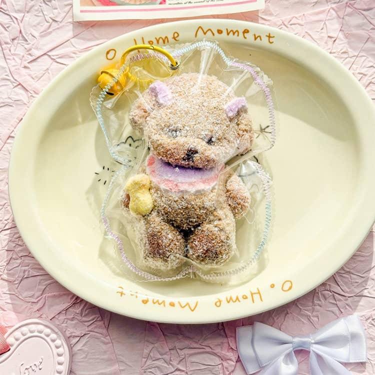 ふわとろスクイーズ どうぶつ キーホルダー  スクイーズ 動物 アニマル ふわふわ ぞう きつね うさぎ ねずみ  ペンギン 犬 袋のまま 柔らかい |  | 03