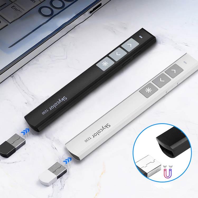 電池がいらない 充電式 ポインター レーザー パワーポイント リモコン型 小型 プレゼン ワイヤレス プレゼンター 充電 レーザー プレゼンテーショ |  | 01