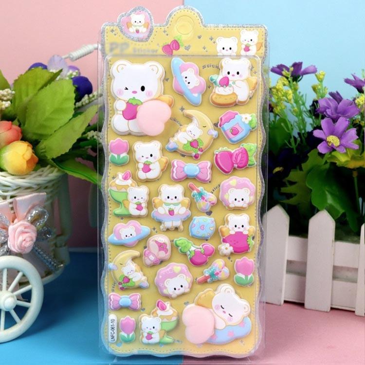 6枚セット おしりぷにぷにシール キャラクター 3D 立体シール 平成レトロ おしりシール もちもち かわいい ぷっくりシール 動物 ぷくぷくシール |  | 01