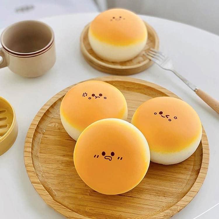 スクイーズ  低反発 大福 パン ぷにぷに ふわふわ おもちゃ 肉球感触 プッシュ キット 神ふわ ままごと サプライズ ストレス解消 もちもち おし |  | 04