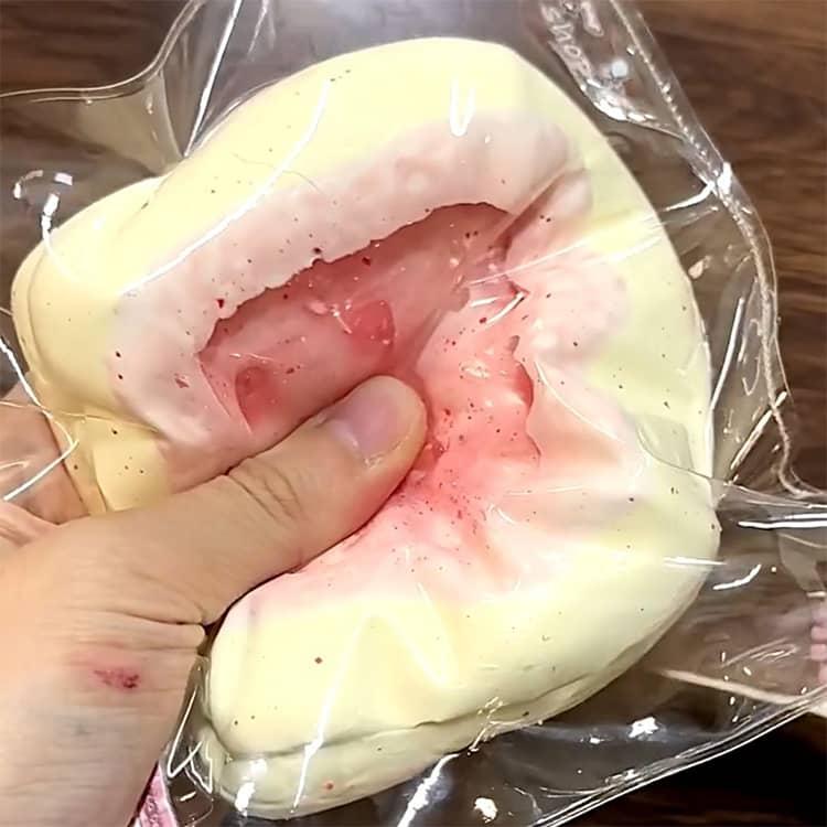 マシュマロクッキー スクイーズ  低反発 ぷにぷに ふわふわおもちゃ ケーキ 肉球 感触 プッシュ 神ふわままごと サプライズ お握りおにぎり ストレ |  | 02
