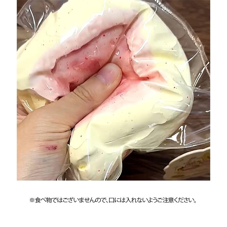 マシュマロクッキー スクイーズ  低反発 ぷにぷに ふわふわおもちゃ ケーキ 肉球 感触 プッシュ 神ふわままごと サプライズ お握りおにぎり ストレ |  | 07