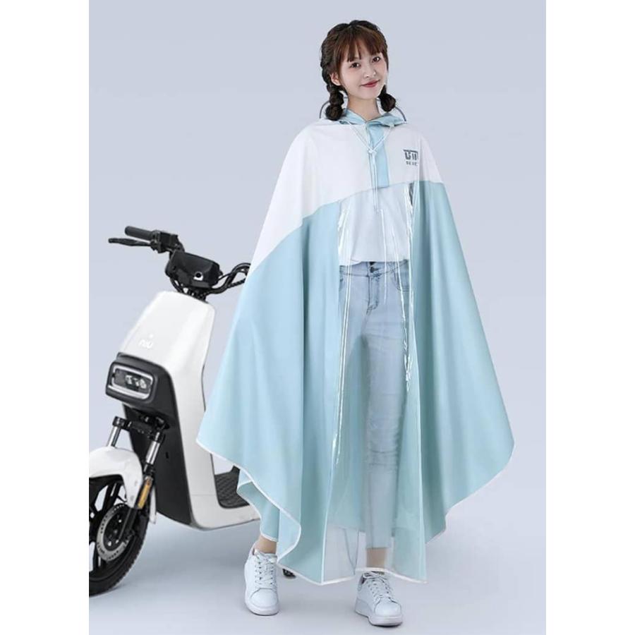 レインポンチョ レインコート 自転車 ポンチョ レインカバー 窓付き リュック対応 軽量 可愛い 濡れない レディース メンズ 男女兼用 軽い 通学 |  | 16
